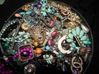 Junk Drawer Lot 2lbs Broken Vintage-Now Jewelry for Crafts Repairs — photo 1