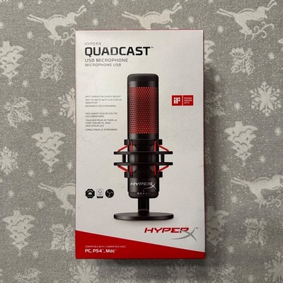 Hyperx Quadcast USB Condenser Microphone - PC PS4 PS5 Xbox - (Open Box Unused) 