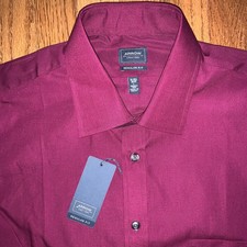 NEW Men's Arrow , Wrinkle Free, Long Sleeve Shirt, Size : L , 16 , 16 1/2