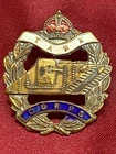 WW1 TC The Tank Corps enamel Sweetheart Brooch w/fixing