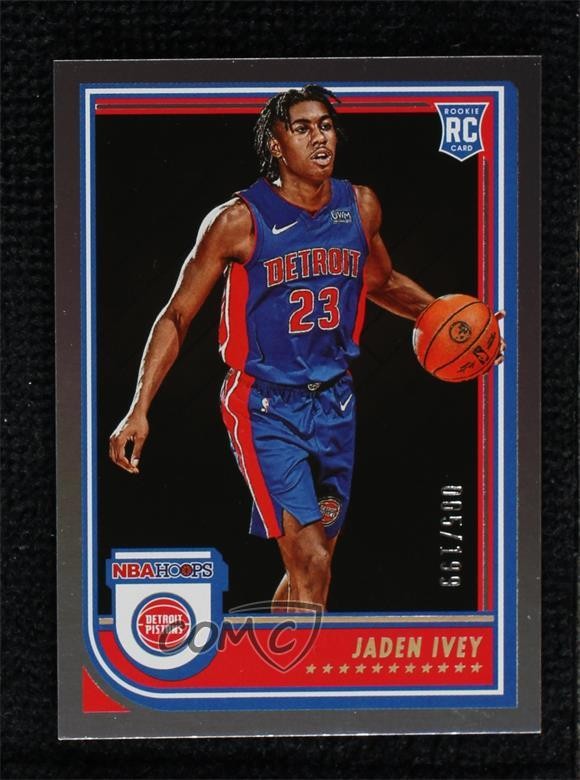 2022-23 Panini NBA Hoops Rookies Silver 5/199 Jaden Ivey #235 g9t