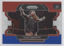 2022 Panini Prizm WWE Red White & Blue Prizm Dave Mastiff #21 0l1o
