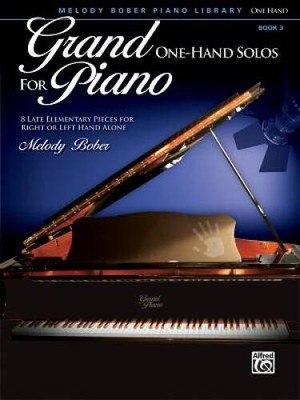 Grand One-Hand Solos for Piano, Bk 3: 8 Late Elementary Pieces for Right  - GOOD