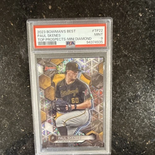 2023 Bowman's Best Paul Skenes Mini-Diamond /299 PSA 9 Pirates