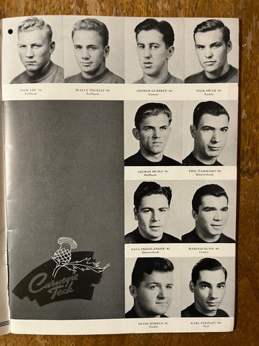 1939 Sugar Bowl Carnegie Tech Vs T.C.U. Football Program/DAVEY O’ BRIEN-HEISMAN! - Picture 5 of 17