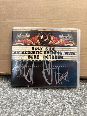 Blue October Ugly Side An Acoustic Evening Signed Cd Album VGC Official Store