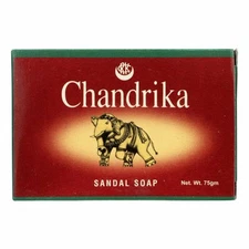 Chandrika Ayurvedic Sandal Bar Soap with Coconut Oil & Sandalwood Extract 75 g