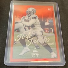 Panini 2019 Chronicles Luminance Update Rookies Josh Jacobs #204 Red /99 Rookie