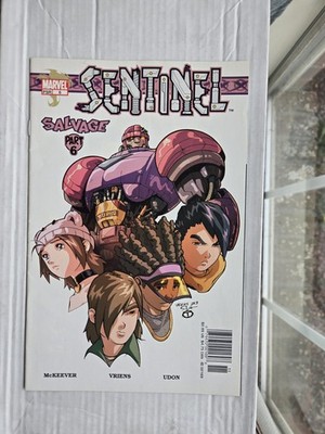 Sentinel #6 Newsstand 1:20 RARE 989 Copies 1st App Agent Brian Rinehart Marvel 