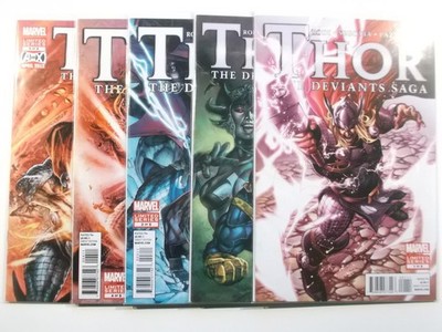 Thor: Deviants Saga Heft 1 2 3 4 5 komplett US Marvel 2011 Zustand 1