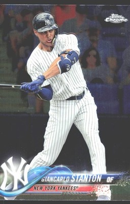 2018 Topps Chrome Update Series HMT38 Giancarlo Stanton New York Yankees