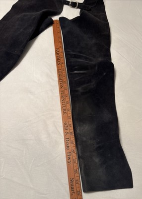 Barnstable Riding Tan Suede Leather Full Chaps - FR