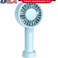 Portable Handheld Travel Fan USB Rechargeable Mini Cooling Fan Makeup Travel
