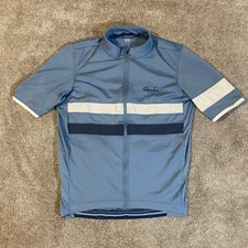 Rapha Brevet Lightweight Men's Medium M Short Sleeve Limited Blue Cycling Jersey