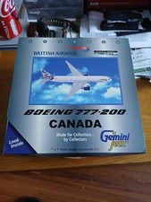 GEMINI JETS 1/400.GJBAW269.BRITISH AIRWAYS.BOEING 777-200.CANADA LIVERY.G-VIIN.