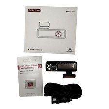 Dash Cam V8 WiFi 2K Single Camera With Super Night Vision  Wide Angle Lens