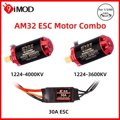 9IMOD Brushless 30A ESC 1224 Motor Combo Mini For 1/24 RC Car