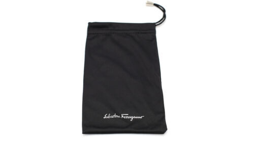 NEW Salvatore Ferragamo Black Clamshell Glasses Case (Smooth  display picture 3