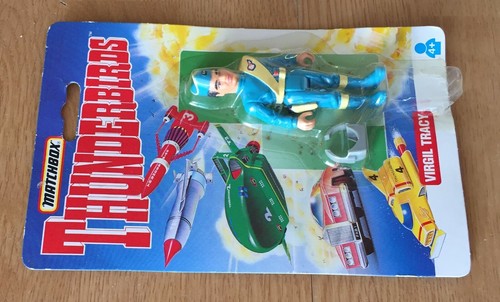 VINTAGE THUNDERBIRDS, VIRGIL TRACY FIGURE MINT ON CARD, MATCHBOX, 1994 - Picture 4 of 7