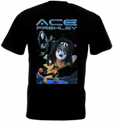 Inspired ACE FREHLEY Anomaly Short Sleeve Black All Size Unisex Tee Shirt