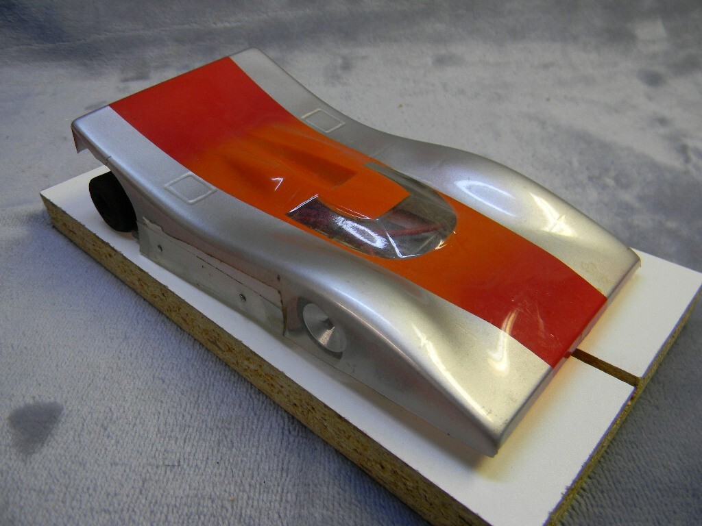 1/24 SCALE VINTAGE JK CHEETAH FLEXTYPE RED & SILVER WEDGE SLOT CAR eBay