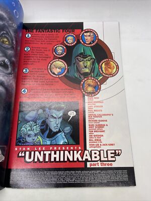 Marvel Comics Fantastic Four Vol. 3 #70 2003 Unthinkable Part 3