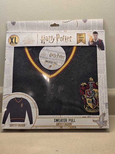 Cinereplicas Harry Potter - Hogwarts Sweater - Official License Gryffindor XL