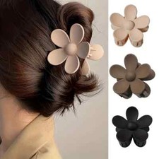 Set of 3 Designer Flower Hair Clips Claws NEW