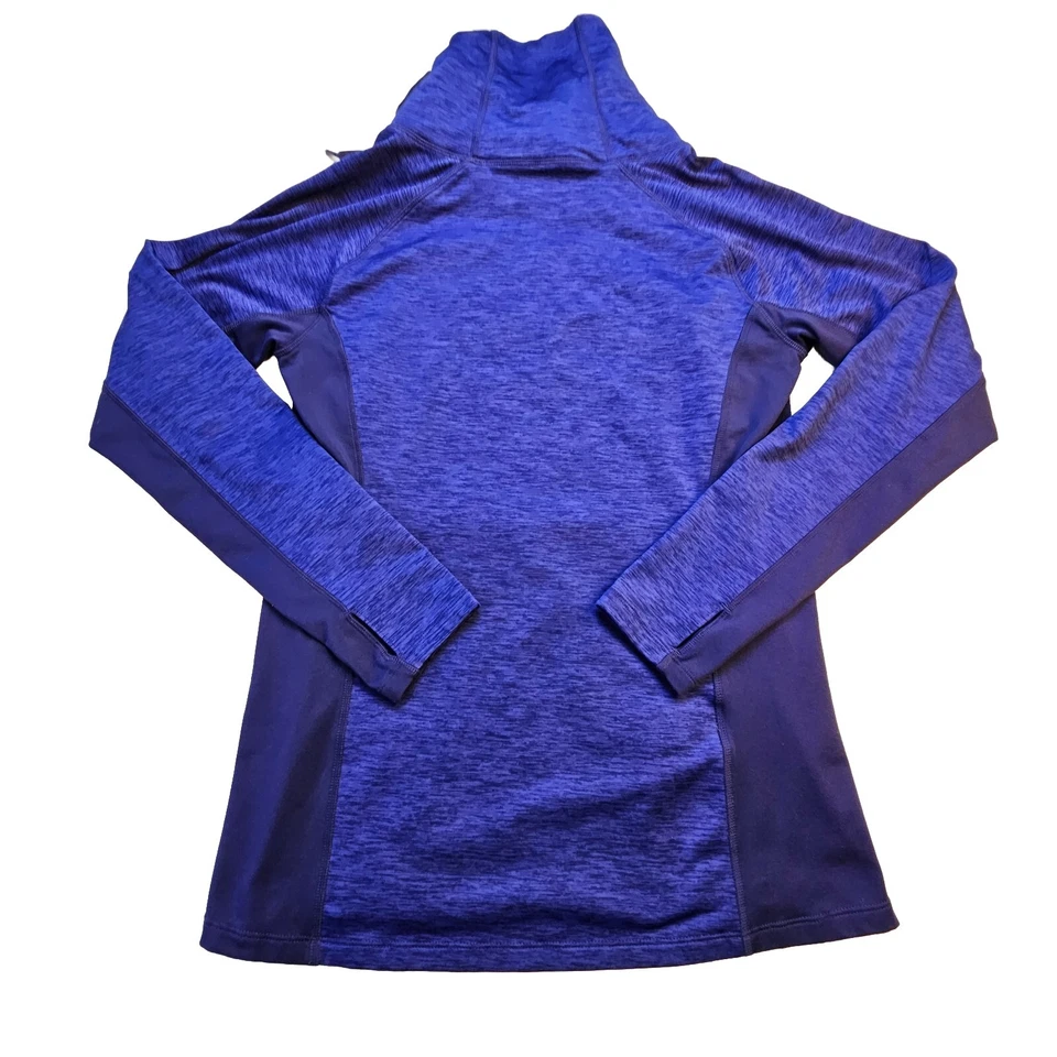 Camisa Eddie Bauer Mujer Movimiento Medio Púrpura Espacio Exterior Embudo Cuello Activo Foto 2 de 4