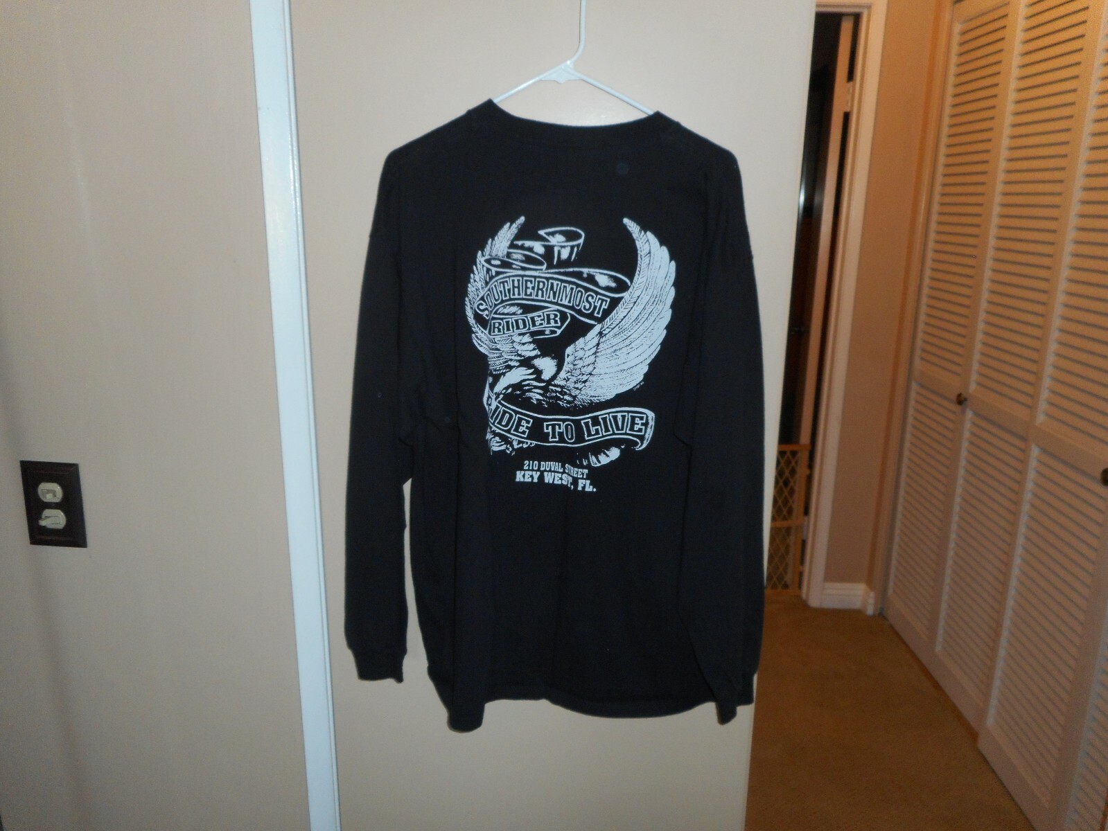 Harley Davidson Key West All Over M/C Cotton Long Sleeve T-Shirt XL RARE USA image 5