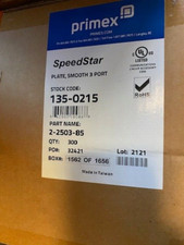  CASE OF 300 Suttle 2-2503-85 3-port faceplate, single gang, smooth finish