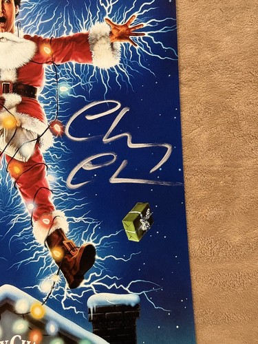 Chevy Chase Firmato 11x17 Mini Poster Vacanze di Natale BAS Autografo Autentico - Foto 2 di 3