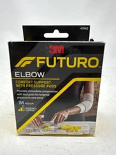 FUTURO Comfort Elbow Support with Pressure Pads, Medium 47862 -Damaged Box