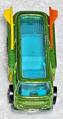 HOT WHEELS REDLINE VOLKSWAGEN BEACH BOMB LIGHT GREEN HK 1969 ORIGINAL FINE+ - Picture 12 of 21