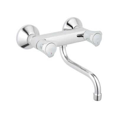 GROHE 2-Griff-Spültischbatterie Costa 31187_1 DN15 Wandmontage chrom
