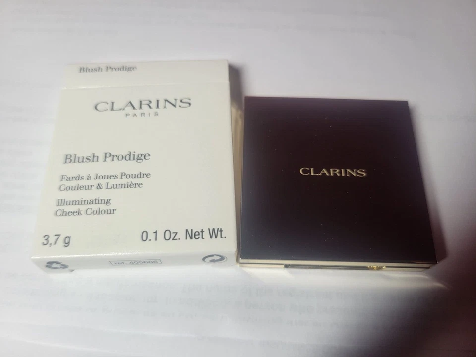 PACK de 2 Clarins Rubor Prodige Iluminador Color de mejillas #02 Suave Melocotón Nuevo en caja 0,1 OZ Foto 4 de 4