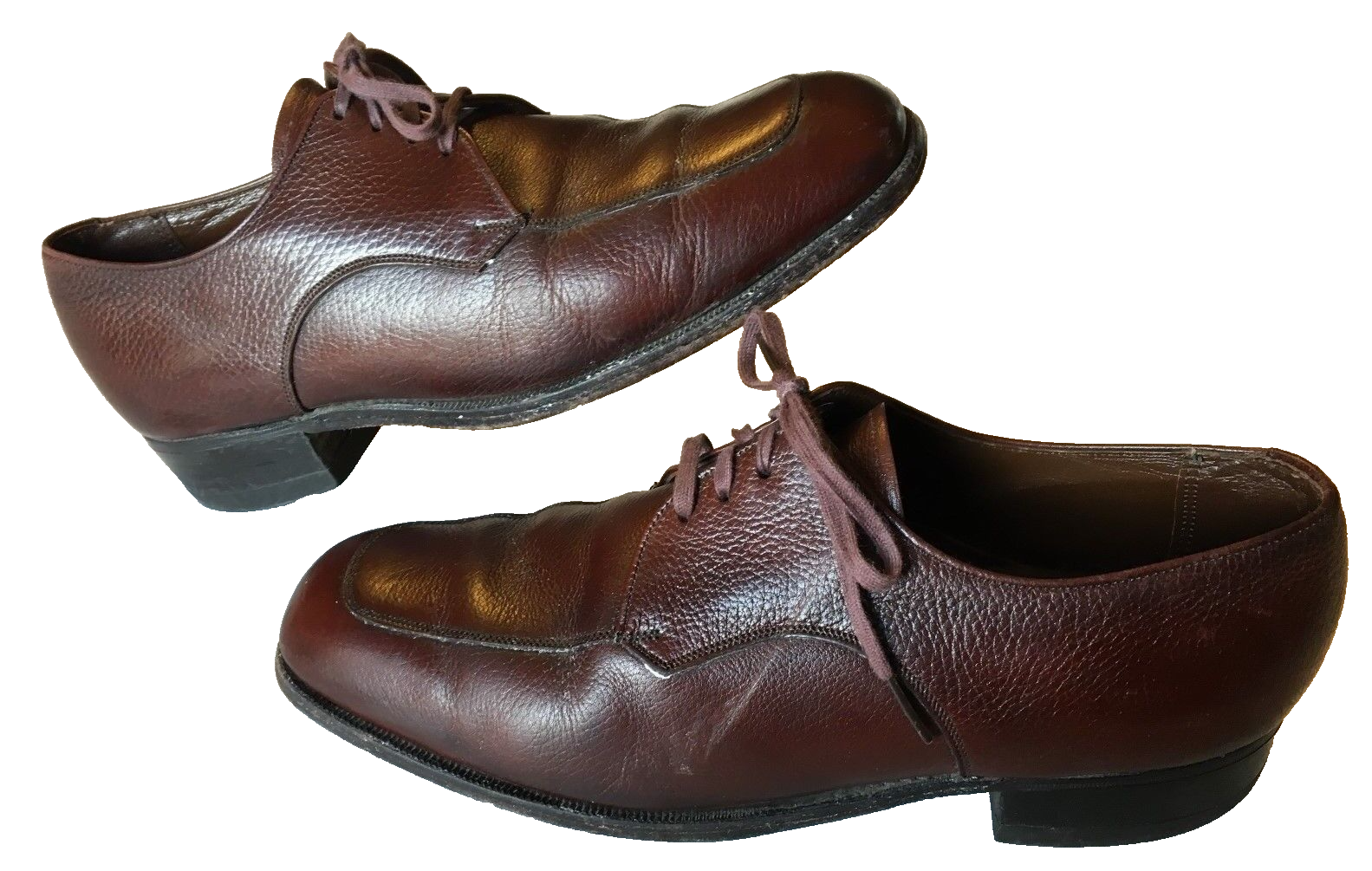 SAOLA Scarpe eleganti Oxford marroni Florsheim Comfort taglia 8 5 M in pelle grembiule punta