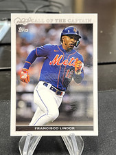 FRANCISCO LINDOR 2022 TOPPS X DEREK JETER CALL OF THE CAPTAIN BASE CARD METS #2