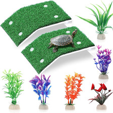 2 Pcs Turtle Basking Platform Ramp Medium Tortoise Terrace Resting Ladder Simula