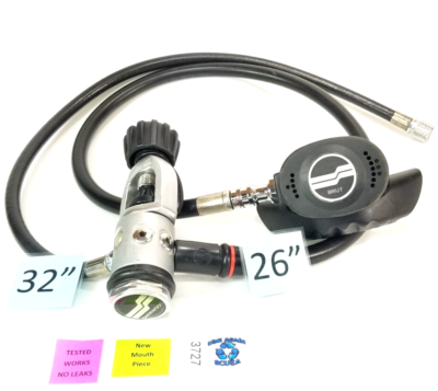 Sherwood Brut Scuba Dive Regulator Set Yoke, 1st & 2nd Stage +
