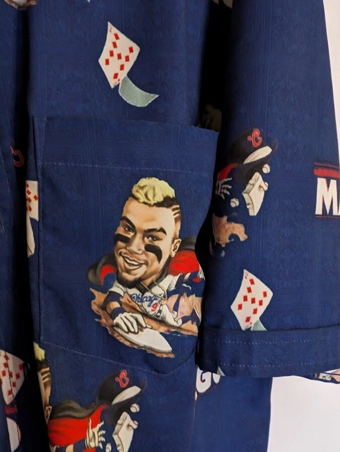 Used ✅Detroit Tigers El Mago Button Up Shirt XL LARGE MLB Javier Baez MLBP - Image 3 of 4