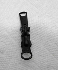 Set of 2 Black #5VSu YKK nesting sliders (one extra long) for Vislon zipper