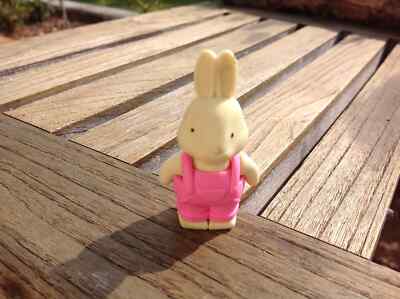 Radiergummi Hase - Rabbit  Eraser - Pink Overalls (Party Bag Toys, Gifts)