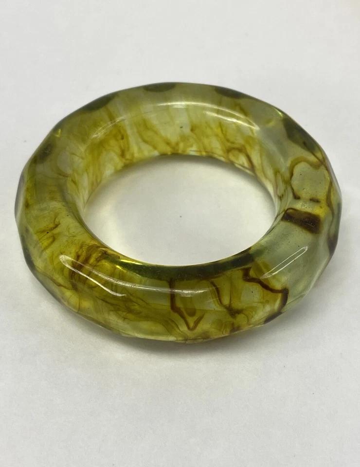 Juego De Colección De 8 Servilleteros Acrílicos Cristalinos - Rosa Y Ámbar - Hermosos Usados En Excelente Condición Foto 3 de 4