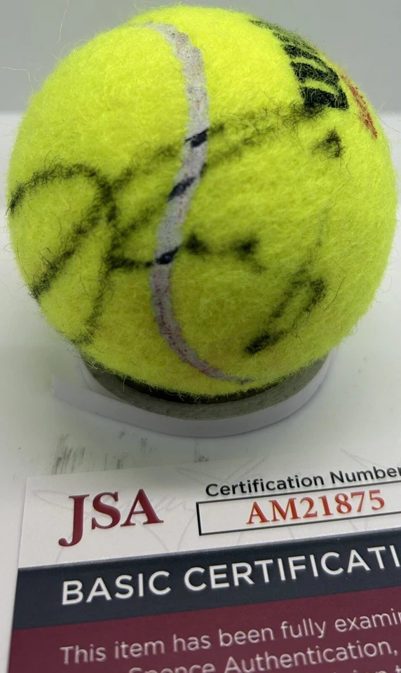 Pelota de tenis Venus Williams firmada partido usada W&S Open Cincinnati certificado de autenticidad JSA Foto 2 de 4