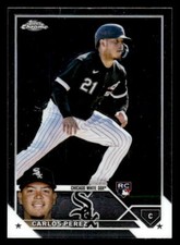 2023 Topps Chrome #133 Carlos Pérez Rookie Card Chicago White Sox