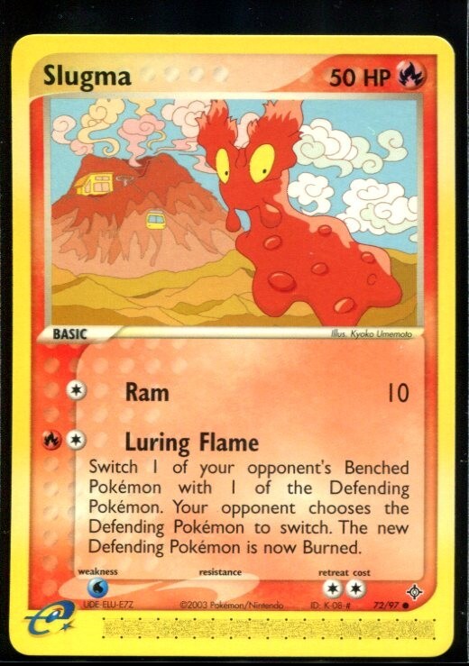 Slugma Common - ex Dragon 72/97 2003 NM Pokemon