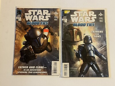 Star Wars Blood Ties #1 & 2, Dark Horse, 2010. Fast Shipping. See Pics