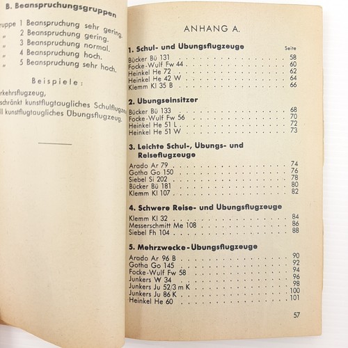 Luftwaffe Flight Manual Learn To Fly Flight School. 1940 - Picture 5 of 8