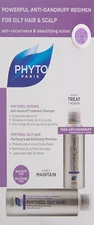 PHYTO Powerful Anti-dandruff Regimen Treatment Set for Oily Hair & Scalp